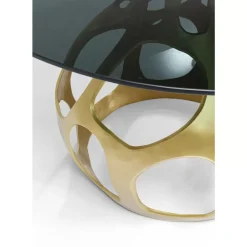 Tische-KARE Design Tisch Volcano Gold O120Cm