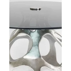 Tische-KARE Design Tisch Volcano Silber O120Cm