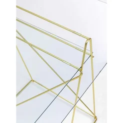 Tische-KARE Design Tischbock Polar Messing Matt (Paar) 31X49