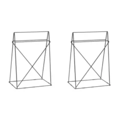 Tische-KARE Design Tischbock Polar (Paar) Schwarz 31X49Cm