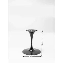 Tische-KARE Design Tischgestell Invitation Black O60Cm