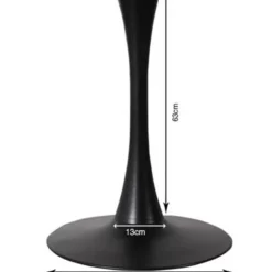 Tische-KARE Design Tischgestell Schickeria Schwarz O80Cm