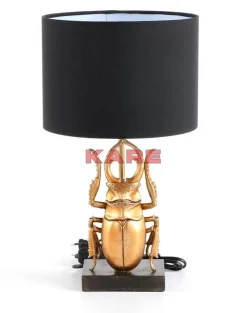 Tischleuchten-KARE Design Tischleuchte Animal Beetle Gold 42Cm