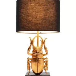 Tischleuchten-KARE Design Tischleuchte Animal Beetle Gold 42Cm