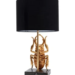 Tischleuchten-KARE Design Tischleuchte Animal Beetle Gold 42Cm