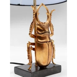 Tischleuchten-KARE Design Tischleuchte Animal Beetle Gold 42Cm