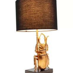 Tischleuchten-KARE Design Tischleuchte Animal Beetle Gold 42Cm