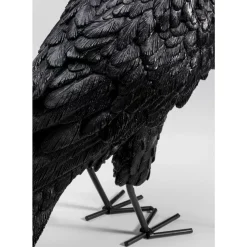 Tischleuchten-KARE Design Tischleuchte Animal Crow Matt Schwarz