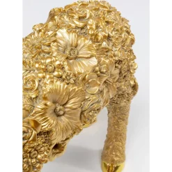 Tischleuchten-KARE Design Tischleuchte Animal Flower Sheep Gold 36Cm