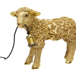 Tischleuchten-KARE Design Tischleuchte Animal Flower Sheep Gold 36Cm