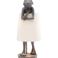 Tischleuchten-KARE Design Tischleuchte Animal Frog Grau