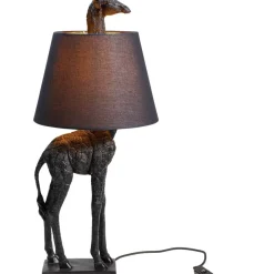 Tischleuchten-KARE Design Tischleuchte Animal Giraffe Matt Schwarz