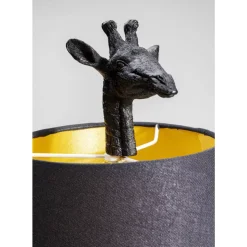 Tischleuchten-KARE Design Tischleuchte Animal Giraffe Matt Schwarz