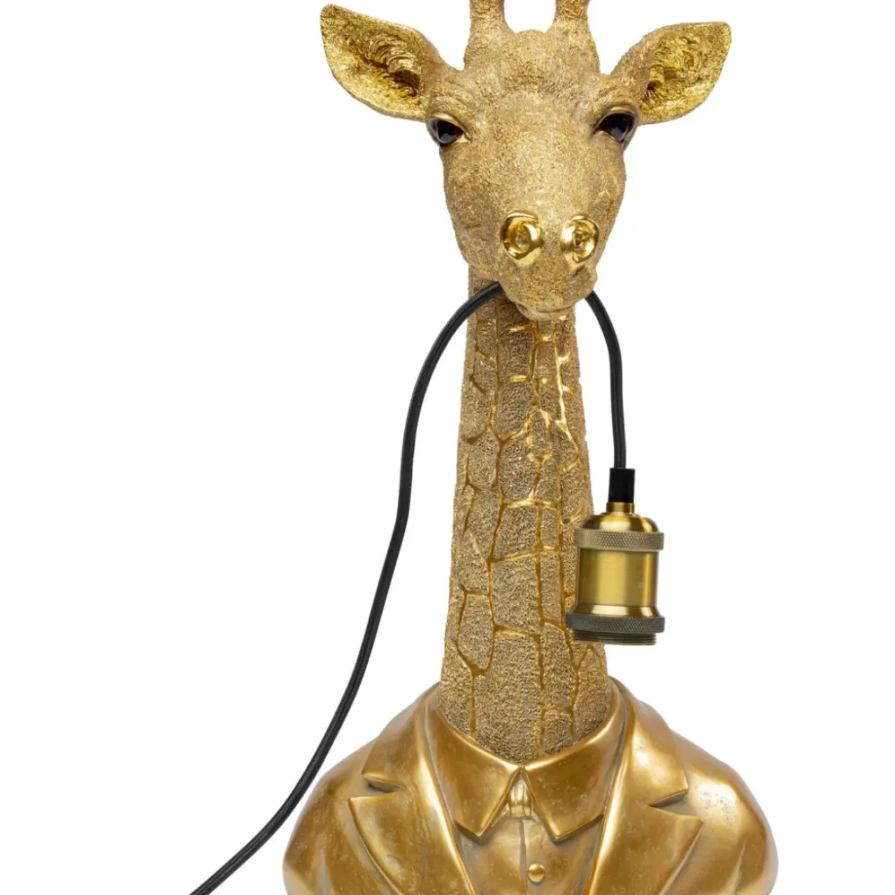 Tischleuchten-KARE Design Tischleuchte Animal Giraffe Gold 50Cm