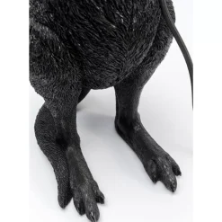Tischleuchten-KARE Design Tischleuchte Animal Kangaroo Schwarz Matt 46Cm