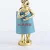 Tischleuchten-KARE Design Tischleuchte Animal Monkey Gold Blau