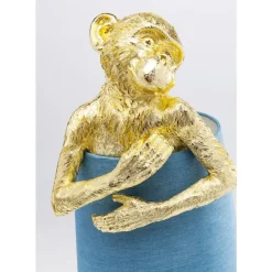 Tischleuchten-KARE Design Tischleuchte Animal Monkey Gold Blau