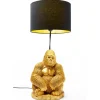 Tischleuchten-KARE Design Tischleuchte Animal Monkey Gorilla Gold