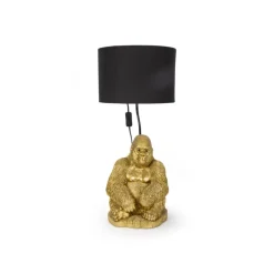 Tischleuchten-KARE Design Tischleuchte Animal Monkey Gorilla Gold