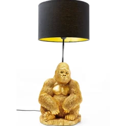 Tischleuchten-KARE Design Tischleuchte Animal Monkey Gorilla Gold