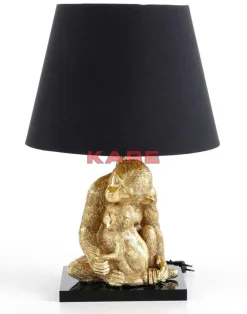 Tischleuchten-KARE Design Tischleuchte Animal Monkey Love Hug Gold 50Cm