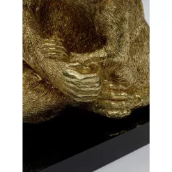 Tischleuchten-KARE Design Tischleuchte Animal Monkey Love Hug Gold 50Cm