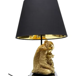 Tischleuchten-KARE Design Tischleuchte Animal Monkey Love Hug Gold 50Cm