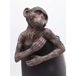 Tischleuchten-KARE Design Tischleuchte Animal Monkey Braun Schwarz