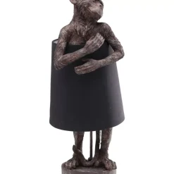 Tischleuchten-KARE Design Tischleuchte Animal Monkey Braun Schwarz