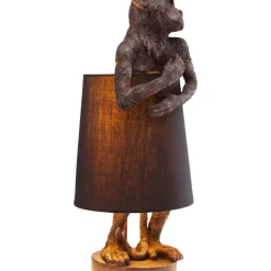 Tischleuchten-KARE Design Tischleuchte Animal Monkey Braun Schwarz
