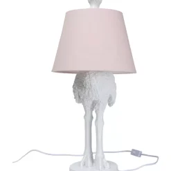 Tischleuchten-KARE Design Tischleuchte Animal Ostrich Weis 66Cm