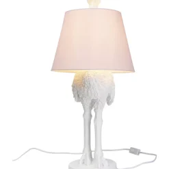 Tischleuchten-KARE Design Tischleuchte Animal Ostrich Weis 66Cm