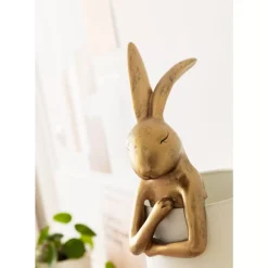 Tischleuchten-KARE Design Tischleuchte Animal Rabbit Gold 68Cm
