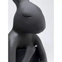Tischleuchten-KARE Design Tischleuchte Animal Rabbit Matt Schwarz 68Cm