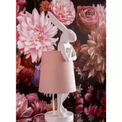 Tischleuchten-KARE Design Tischleuchte Animal Rabbit Weis 68Cm