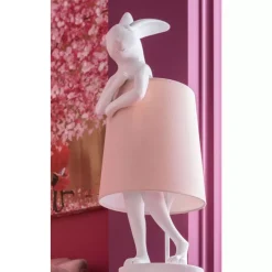 Tischleuchten-KARE Design Tischleuchte Animal Rabbit Weis 68Cm