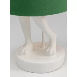 Tischleuchten-KARE Design Tischleuchte Animal Rabbit Weis/Grun 68Cm