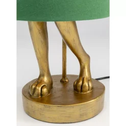 Tischleuchten-KARE Design Tischleuchte Animal Rabbit Gold/Grun 68Cm