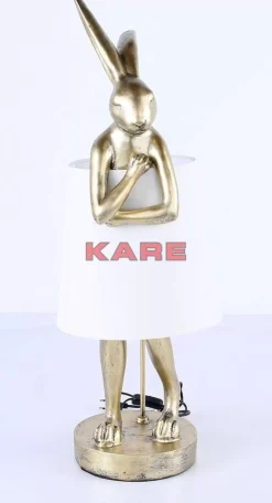 Tischleuchten-KARE Design Tischleuchte Animal Rabbit Gold 88