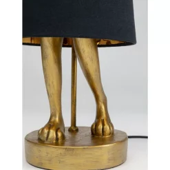 Tischleuchten-KARE Design Tischleuchte Animal Rabbit Gold/Schwarz 68Cm