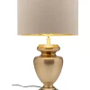 Tischleuchten-KARE Design Tischleuchte Barock Gold Beige 49Cm