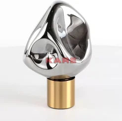 Tischleuchten-KARE Design Tischleuchte Dough Silber