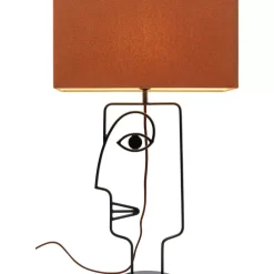 Tischleuchten-KARE Design Tischleuchte Face Wire Orange