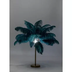 Tischleuchten-KARE Design Tischleuchte Feather Palm Grun 60Cm