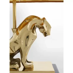 Tischleuchten-KARE Design Tischleuchte Geometric Leopard Braun 36Cm