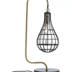 Tischleuchten-KARE Design Tischleuchte Golden Cage Drop