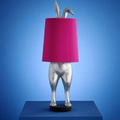 Tischleuchten-KARE Design Tischleuchte Hiding Bunny Magenta