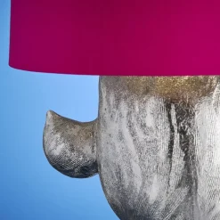 Tischleuchten-KARE Design Tischleuchte Hiding Bunny Magenta