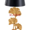 Tischleuchten-KARE Design Tischleuchte Leaf Gold