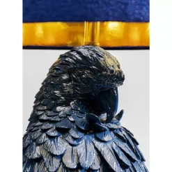 Tischleuchten-KARE Design Tischleuchte Parrot Blau 84Cm